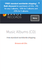 Mobile Screenshot of barosrecords.com